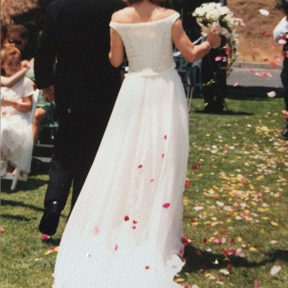 Pronovias Moscatel Two Piece Wedding Dress - Picture 5 of 6